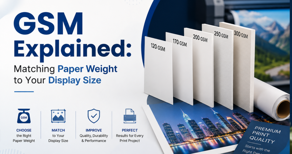 GSM Explained: Matching Paper Weight to Your Display Size
